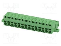 PCB connector, nominal cross section: 2.5 mm2, color: green,