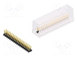 Connector: pin strips; pin header; male; PIN: 36; 2mm; SMT; 2x18