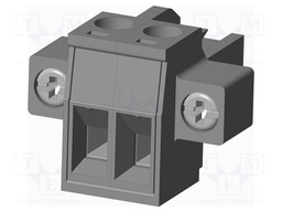 Connector: pluggable terminal block; plug; female; straight; grey