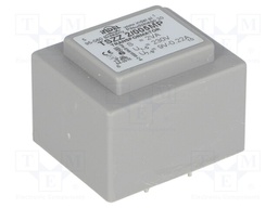 Transformer: encapsulated; 2VA; 230VAC; 9V; 0.22A; Mounting: PCB