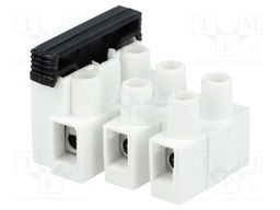 Terminal block; screw terminal; ways: 3; 2.5mm2; terminals: 6; 450V