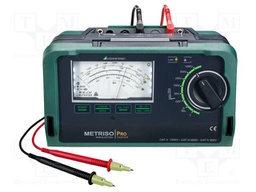 Meter: insulation resistance; analogue; 10k÷1TΩ @ 50÷1000V; IP52
