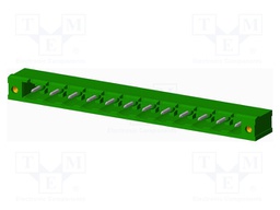 Connector: pluggable terminal block; socket; male; angled 90°