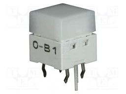 Keypad; SPST-NO; Pos: 2; 0.05A/24VDC; THT; LED; blue; 2.26N; 11mm