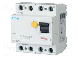 RCD breaker; Inom: 63A; Ires: 100mA; Max surge current: 250A; 400V