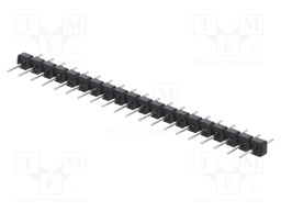 Pin header; pin strips; male; PIN: 20; straight; 2.54mm; THT; 1x20
