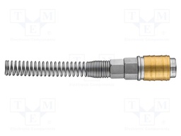 Quick connection coupling; brass; Øint: 8mm; Øout: 10mm