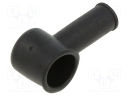Caps; black; PVC; L: 41mm; Ø: 7.5mm,15mm; for spark plugs