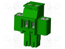 Connector: pluggable terminal block; plug; female; angled 90°