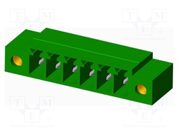 Connector: pluggable terminal block; socket; male; angled 90°