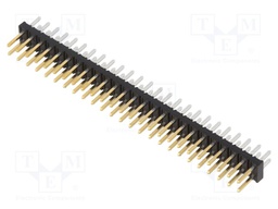 Pin header; wire-board; male; Minitek; 2mm; PIN: 50; THT; on PCBs; 2A
