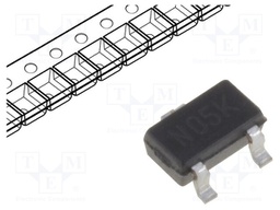 Supervisor Integrated Circuit; open drain; 3,00 V; SOT23A; 2uA