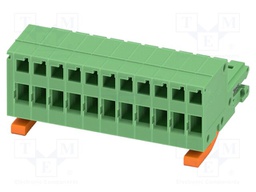 PCB direct plug, nominal cross section: 1 mm?, color: green,