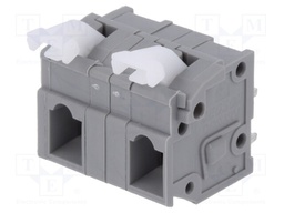 PCB terminal block; straight; 10mm; ways: 2; on PCBs; 0.2÷2.5mm2