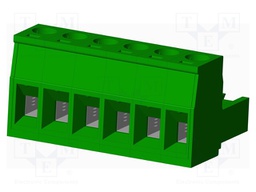 Connector: pluggable terminal block; plug; female; straight; 12A