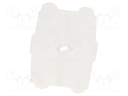 Spacer sleeve; LED; ØLED: 3mm,5mm; L: 5.1mm; natural; UL94V-2