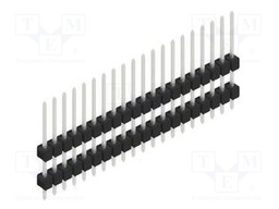 Connector: pin strips; pin header; male; PIN: 20; 2.54mm; THT; 1x20