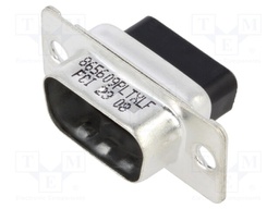 D Sub Connector Housing, 9 Ways, D Sub, DE, FCI 8656 Series, Plug, Steel Body