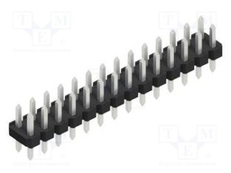 Connector: pin strips; pin header; male; PIN: 28; 2.54mm; THT; 2x14