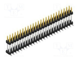 Connector: pin strips; pin header; male; PIN: 50; 2mm; SMT; 2x25