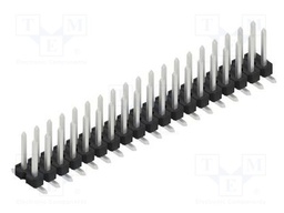 Connector: pin strips; pin header; male; PIN: 38; 2.54mm; SMT; 2x19
