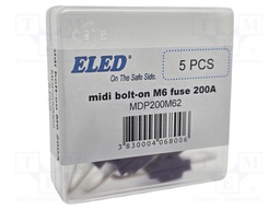 Fuse: fuse; 200A; 58VDC; automotive; 41mm; M6 screw; 41x12x8.24mm