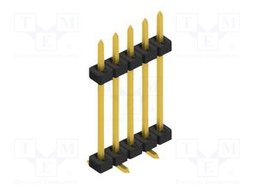 Connector: pin strips; pin header; male; PIN: 5; 2mm; SMT; 1x5; 100V