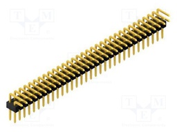 Connector: pin strips; pin header; male; PIN: 64; 2.54mm; THT; 2x32