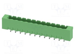 PCB headers, nominal cross section: 2.5 mm2, color: green, n