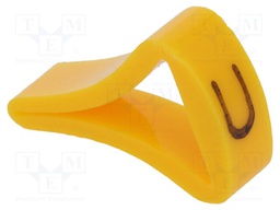 Markers for cables and wires; Label symbol: U; 6÷10.5mm; H: 16mm