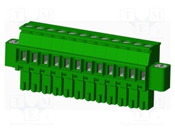Connector: pluggable terminal block; plug; female; angled 90°