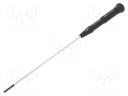Screwdriver; slot; Size: SL 3mm; precision,ESD; Series: PRECISION