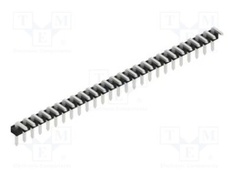 Connector: pin strips; pin header; male; PIN: 26; 2.54mm; THT; 1x26