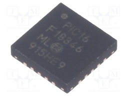PIC microcontroller; Memory: 28kB; SRAM: 2048B; EEPROM: 256B; SMD