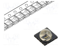 IR transmitter; 3838; 840÷870nm; transparent; 950mW; 90°; 1.7VDC