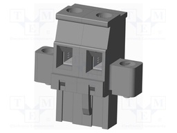 Connector: pluggable terminal block; plug; female; angled 90°