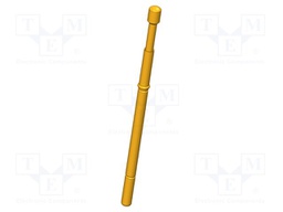 Test needle; Operational spring compression: 4mm; 5A; Ø: 2mm; 0.6N