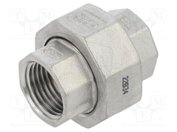 Flat,with seal,female-female; max.10.5bar; Thread: G 1/2"; G316