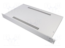 Enclosure: 19" standard; 180; 1U; 263mm; light grey