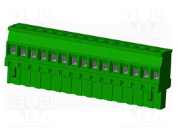 Connector: pluggable terminal block; plug; female; angled 90°