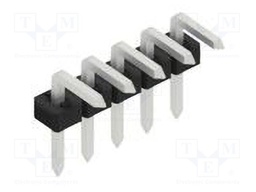 Connector: pin strips; pin header; male; PIN: 5; 2mm; THT; 1x5; 100V