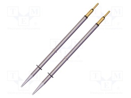 Tip; chisel; 0.8x9mm; 468°C; for hot tweezers; 2pcs; MicroFine