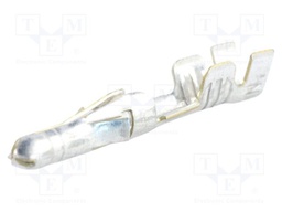 Connector: wire-wire; male; standard; 5A; straight; crimped; tinned