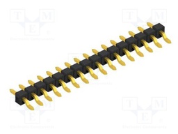 Connector: pin strips; pin header; male; PIN: 16; 2.54mm; SMT; 1x16
