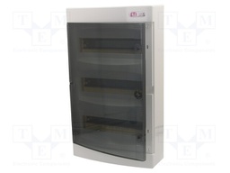 Enclosure: for modular components; IP40; white; No.of mod: 36