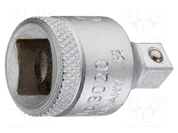 Reduction; socket spanner; square; 1/4"; 3/8"; 28mm