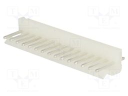 Socket; wire-board; male; 3.96mm; PIN: 15; THT; 250V; 7A; tinned; 10mΩ