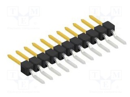 Connector: pin strips; pin header; male; PIN: 11; 2.54mm; SMT; 1x11