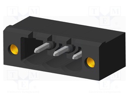 Connector: pluggable terminal block; socket; male; on PCBs