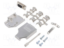 D-Sub HD; PIN: 15; plug; female; turned contacts; angled; soldering